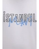İstanbul Baskılı Beyaz Tişört