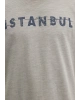 İstanbul Baskılı Bej Tişört
