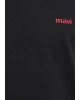 Mavi Logo Baskılı Siyah Basic Tişört