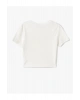 Koton Panda Baskılı Kısa Kollu Slim Fit Crop Tişört