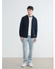 XSIDE Lacivert Kapüşonlu Erkek Fermuarlı Sweatshirt
