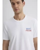Mavi Jeans Baskılı Beyaz Tişört