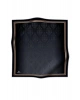 %100 Twill Barok Desenli Siyah Renkli 90x90 Eşarp Dikim Şekli: El Dikişi