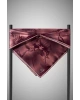 Vissona 100% Twill İpek Çiçek Desenli Gül Kurusu Renkli 90x90 Dikim Şekli : El Dikişi Eşarp
