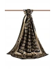 Vissona LÜKS MEDİNE İPEĞİ KARE DESENLİ GOLD RENKLİ 75X195 KIRIŞMAZ ŞAL MOSS KREP DİKİŞ TİPİ İTALYAN DİKİŞLİ