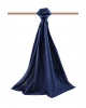 Vissona LÜKS MEDİNE İPEĞİ V DESENLİ LACİVERT RENKLİ 75X195 KIRIŞMAZ ŞAL MOSS KREP DİKİŞ TİPİ İTALYAN DİKİŞLİ