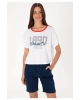 U.S. Polo Assn. U.S. Polo Assn. Gıanna Beyaz Kadın T-Shirt