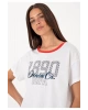 U.S. Polo Assn. U.S. Polo Assn. Gıanna Beyaz Kadın T-Shirt