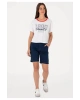U.S. Polo Assn. U.S. Polo Assn. Gıanna Beyaz Kadın T-Shirt