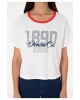 U.S. Polo Assn. U.S. Polo Assn. Gıanna Beyaz Kadın T-Shirt