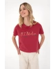 U.S. Polo Assn. U.S. Polo Assn. Gıselle Vişne Kadın T-Shirt