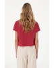 U.S. Polo Assn. U.S. Polo Assn. Gıselle Vişne Kadın T-Shirt