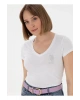 U.S. Polo Assn. Tv0125 Beyaz Kadın T-Shirt