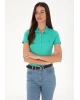 U.S. Polo Assn. Kadın Mint Basic Polo Yaka Tişört