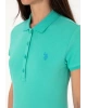 U.S. Polo Assn. Kadın Mint Basic Polo Yaka Tişört
