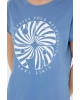 1832036 GOST US Polo Assn Kadın T-shirt KOYU MAVİ