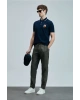 Lufian Karl Smart Erkek Chino Pantolon Slim Fit HAKİ