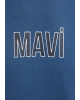 Mavi Baskılı Mavi Tişört