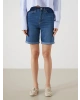 LCW Jeans Indigo Bermuda Fit Kadın Jean Şort