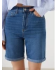 LCW Jeans Indigo Bermuda Fit Kadın Jean Şort