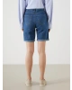 LCW Jeans Indigo Bermuda Fit Kadın Jean Şort