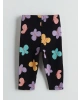 LC Waikiki Beli Lastikli Kelebek Baskılı Kız Çocuk Tayt