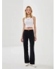 LC Waikiki Bisiklet Yaka Baskılı Kadın Crop
