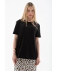 Fashion Friends %100 Pamuklu Tişört Siyah