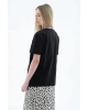 Fashion Friends %100 Pamuklu Tişört Siyah