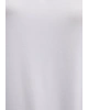 Mavi V Yaka Beyaz Basic Viskoz Tişört Regular Fit / Normal Kesim