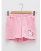 LCW Kids Beli Lastikli Baskılı Kız Çocuk Şort