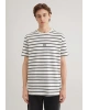 MAVİ ÇİZGİLİ MAVİ LOGO TİŞÖRT Phantom Stripe