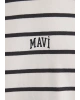 MAVİ ÇİZGİLİ MAVİ LOGO TİŞÖRT Phantom Stripe