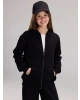 LCW Kids Siyah Uzun Kollu Kız Çocuk Fermuarlı Sweatshirt