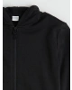 LCW Kids Siyah Uzun Kollu Kız Çocuk Fermuarlı Sweatshirt