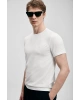 Lufian Pablo Modern Grafik T- Shirt Kırık Beyaz