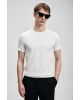 Lufian Pablo Modern Grafik T- Shirt Kırık Beyaz
