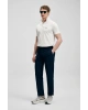 Lufian Carter Smart Erkek Polo Tişört Kırık Beyaz