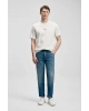 Lufian Marcus Modern Grafik T- Shirt Kırık Beyaz