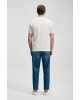 Lufian Marcus Modern Grafik T- Shirt Kırık Beyaz