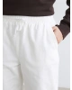 LCW Modest Ekru Beli Lastikli Kadın Pantolon