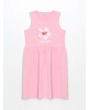LCW Kids Bisiklet Yaka Kız Çocuk Elbise