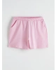 LCW Kids Pembe Beli Lastikli Kız Çocuk Şort