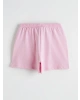 LCW Kids Pembe Beli Lastikli Kız Çocuk Şort