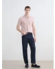 LCWAIKIKI Classic Pembe Polo Yaka Pike Erkek Tişört
