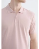 LCWAIKIKI Classic Pembe Polo Yaka Pike Erkek Tişört