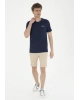 U.S.POLO Erkek Regular Fit Bisiklet Yaka Lacivert Tişört