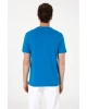 U.S. Polo Assn. U.S. POLO ASSN. ERKEK % 100 PAMUK BİSİKLET YAKA REGULAR FİT MAVİ T-SHİRT