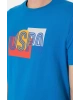 U.S. Polo Assn. U.S. POLO ASSN. ERKEK % 100 PAMUK BİSİKLET YAKA REGULAR FİT MAVİ T-SHİRT