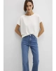 MAVİ Soft-Premium Ekru (TENCEL™) Modal Karışımlı Basic Tişört